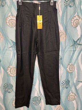 Lizette Collection High-Waisted Straight Leg Pants – Size L – NWT